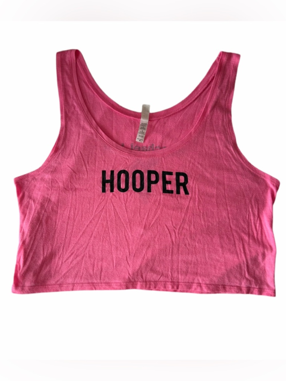 Pink Hooper Crop Tank - Rachael Lust Merch